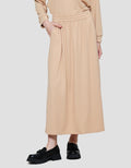 Nevada Texture Fabric Knit Set Rok Maxi Wanita