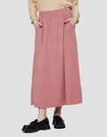 Nevada Texture Fabric Knit Set Rok Maxi Wanita