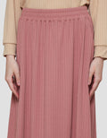 Nevada Texture Fabric Knit Set Rok Maxi Wanita