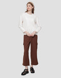 Nevada Solid Basic Positif Energy Sweater Wanita