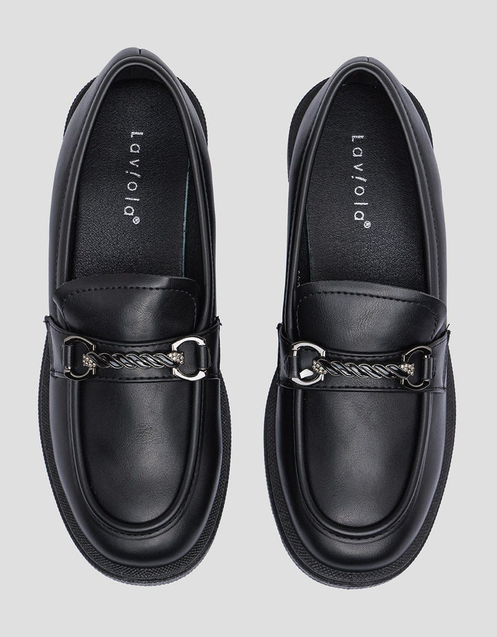 Laviola Chain Sepatu  Mocassin Wanita