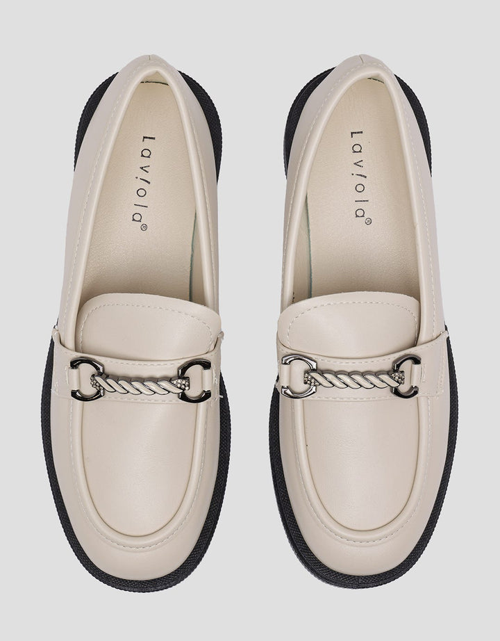 Laviola Chain Sepatu  Mocassin Wanita