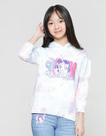 Disney Tiedye Princess Anime Sweater Anak Perempuan