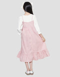 Disney Overall Str Woven Minnie Midi Dress Girls