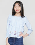 Disney Frozen Long Sleeve Blouse Shirt for Girls