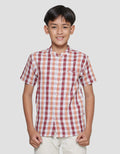 Nevada Casual Yarndyed Check Koko Short Sleeve Boys