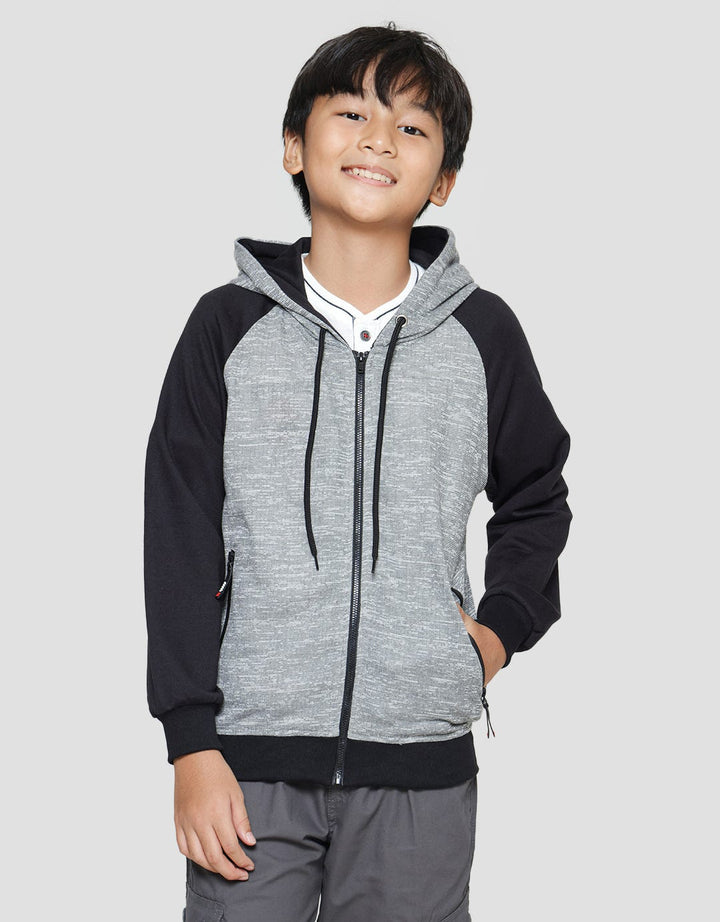 Nevada Textured Hoodie Jaket Anak Laki-laki