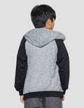 Nevada Textured Hoodie Jaket Anak Laki-laki