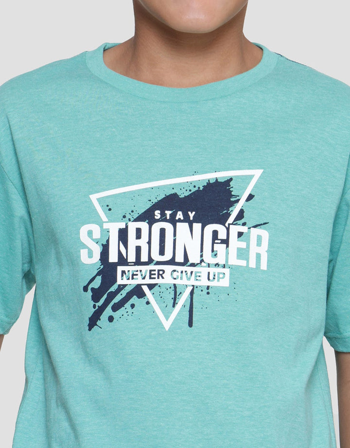 Nevada Print Stay Stronger Boys Short Sleeve T-Shirt