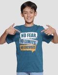 Nevada Boys No Fear No Limits Print Short Sleeve T-Shirt