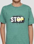 Nevada Print Stop Start Kaos Lengan Pendek Anak Laki-Laki