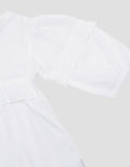 Pipiniko Midi Dress Bordir Lengan Pendek Anak Perempuan