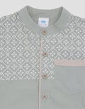 Pipiniko Print Geometric Bamus Clothes Set for Boys