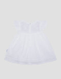 Pipiniko Textured Embro Midi Dress for Girls