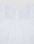 Pipiniko Textured Embro Midi Dress for Girls