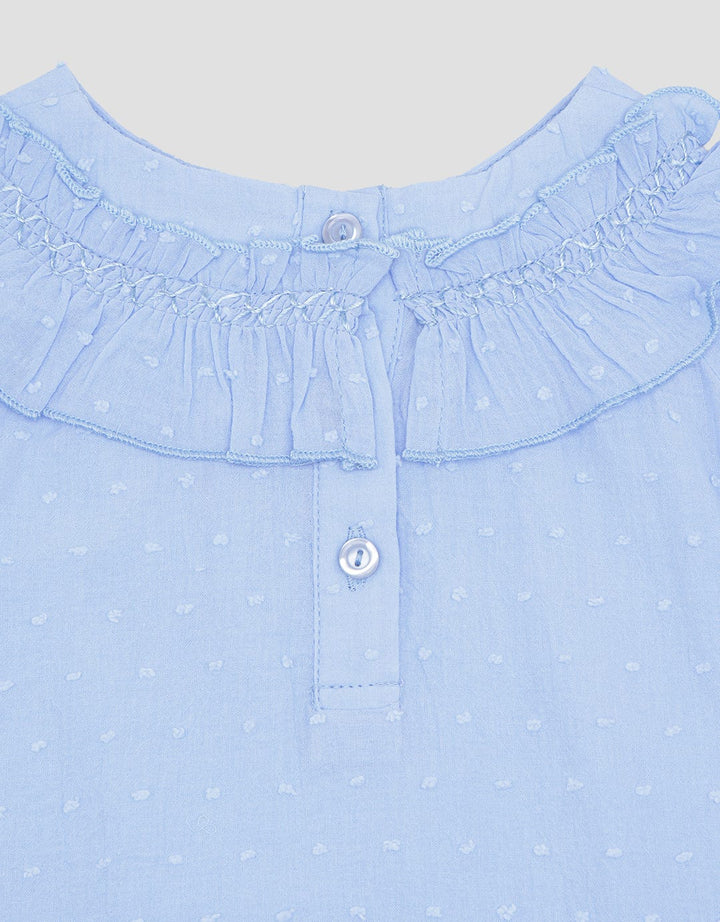 Pipiniko Smock Neck Blouse Aank Women