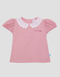 Pipiniko Swiss Collar Embro Blouse for Girls