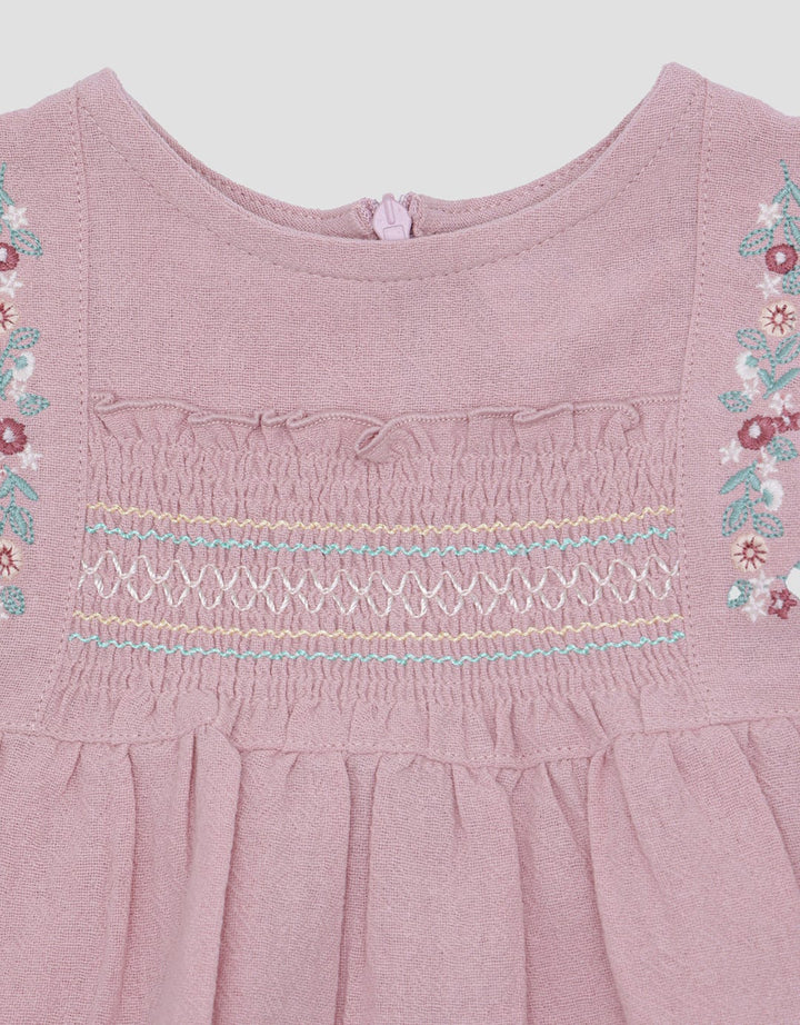 Pipiniko Embro Flower Topez Blouse for Girls