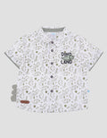 Pipiniko Fp Dino Land Boys Short Sleeve Shirt