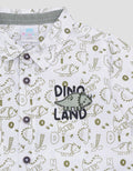 Pipiniko Fp Dino Land Boys Short Sleeve Shirt