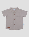 Pipiniko Diamond Motif Boys Short Sleeve Shirt