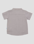 Pipiniko Diamond Motif Boys Short Sleeve Shirt