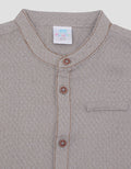 Pipiniko Diamond Motif Boys Short Sleeve Shirt