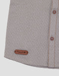 Pipiniko Diamond Motif Boys Short Sleeve Shirt