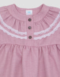 Pipiniko Double Lace Midi Dress Anak Perempuan