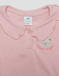 Pipiniko Ribbed Short Bear Baju Set Anak Perempuan