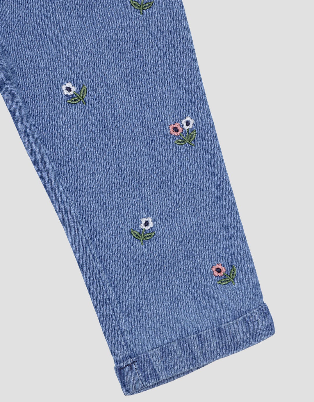 Pipiniko Fp Flower Celana Panjang Denim Anak Perempuan