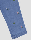 Pipiniko Fp Flower Celana Panjang Denim Anak Perempuan
