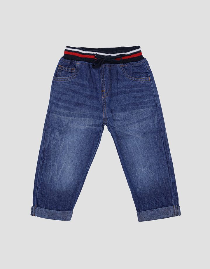 Pipiniko Washed Denim Celana Anak Laki-laki