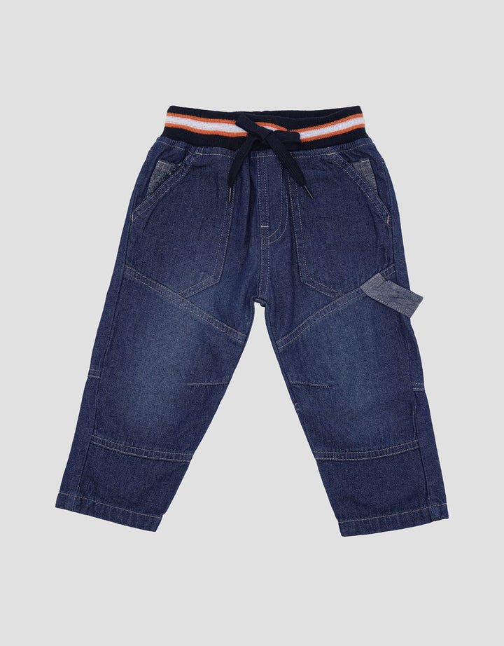 Pipiniko Washed Denim Trousers for Boys