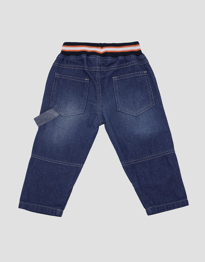 Pipiniko Washed Denim Trousers for Boys