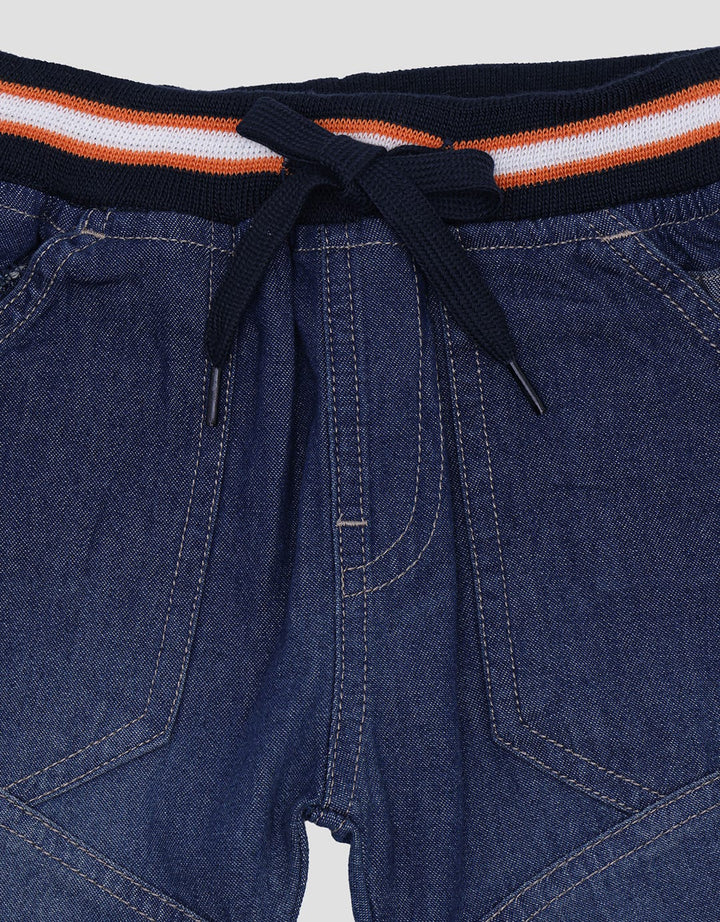 Pipiniko Washed Denim Trousers for Boys