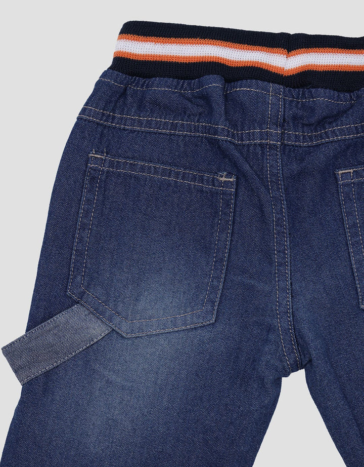Pipiniko Washed Denim Trousers for Boys