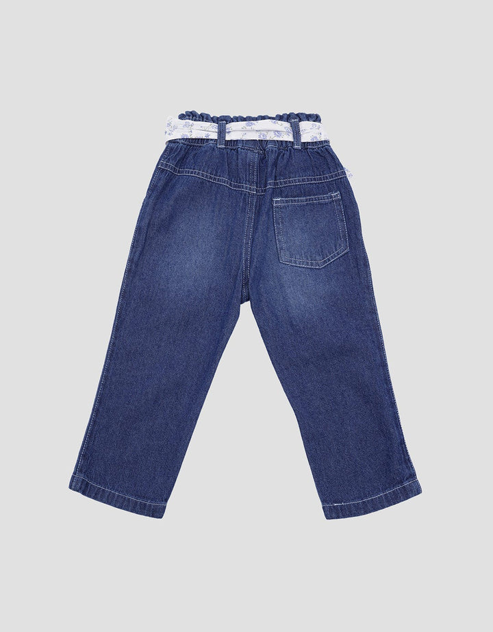 Pipiniko Denim Belt Kain Celana Jeans Anak Perempuan