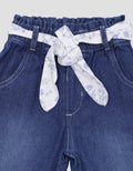 Pipiniko Denim Belt Kain Celana Jeans Anak Perempuan