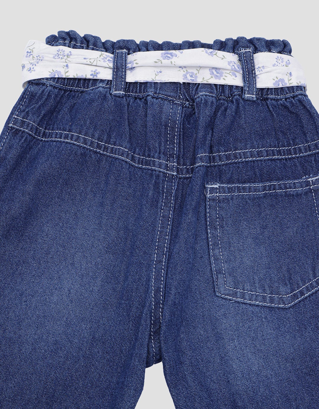 Pipiniko Denim Belt Kain Celana Jeans Anak Perempuan