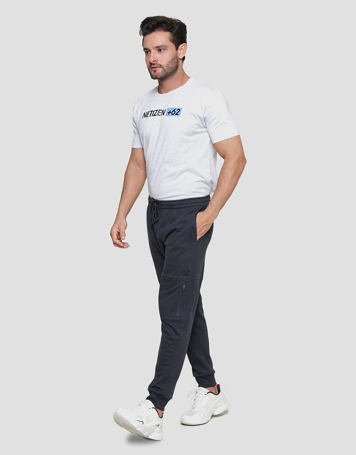 Cole Knit Basic With Zip Add Small Print Men's Jogger