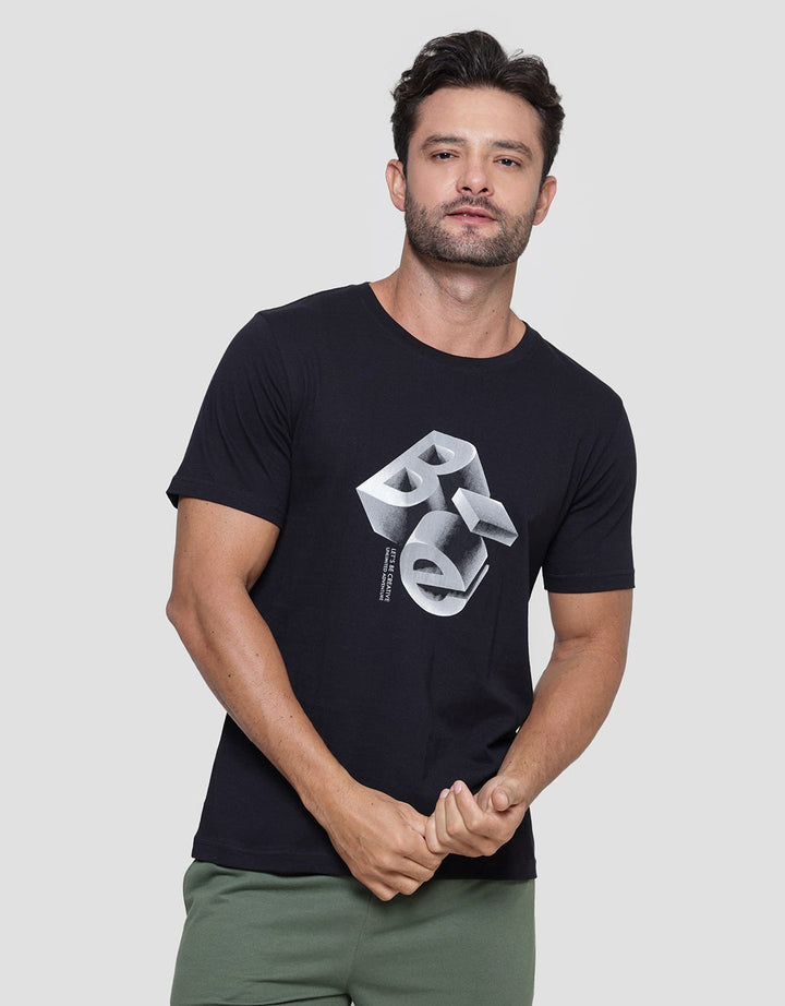 T Zone Theme 3D Letters Kaos Pria