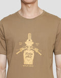 T Zone Print Long Ride Kaos Lengan Pendek Pria
