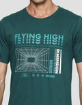 T Zone Flying Graphic Men's Casual T-Shirt