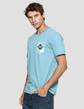 T Zone Linear Graphic Print Kaos Pria