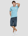 T Zone Linear Graphic Print Kaos Pria
