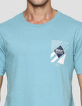 T Zone Linear Graphic Print Kaos Pria