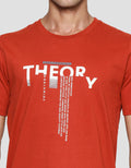 T Zone Theory Wording Print Kaos Pria