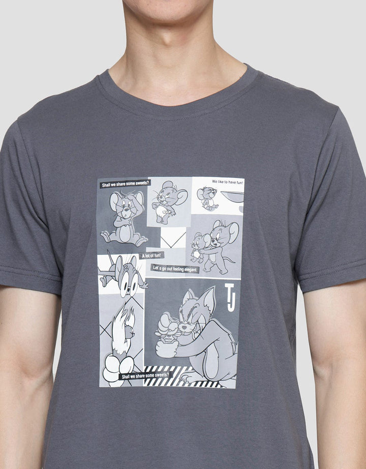 T Zone Wb Tom And Jerry - Have Fun Kaos Lengan Pendek Pria