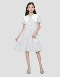 Sweet Miss Koral Collar Midi Dress Anak Perempuan